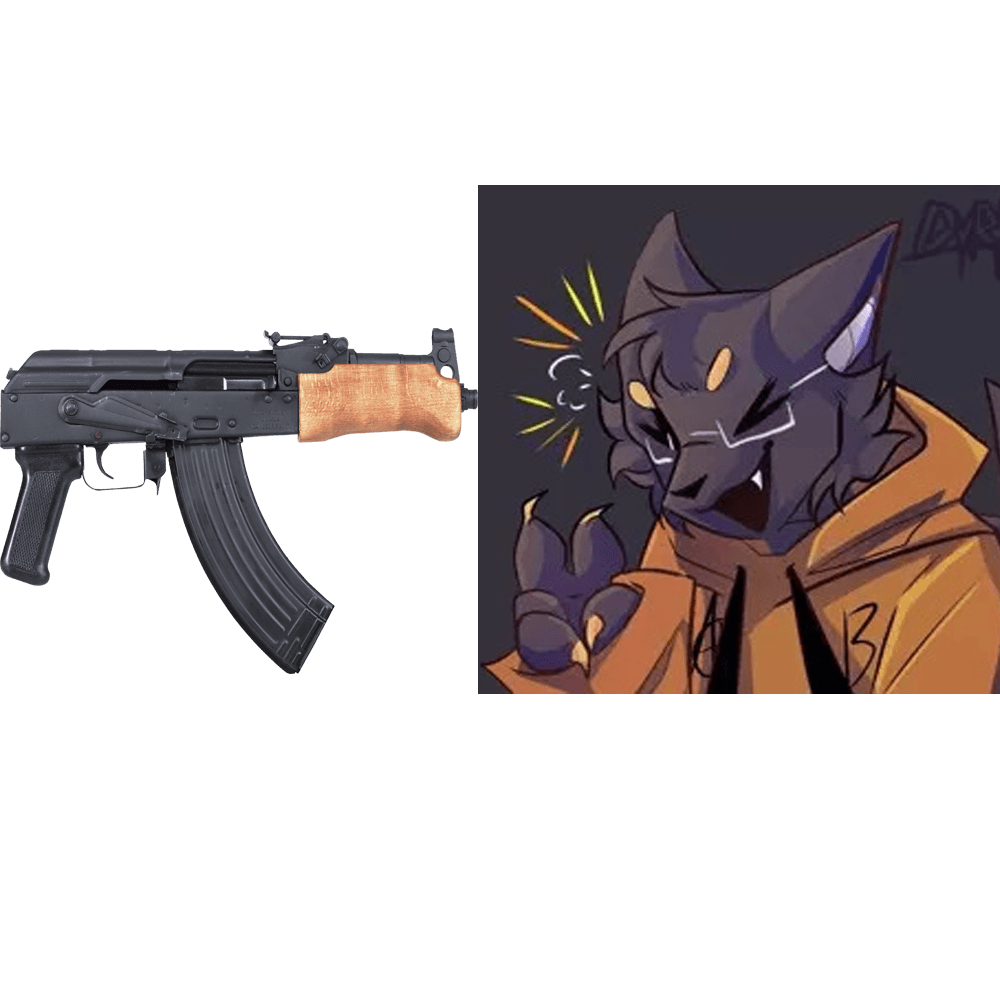 A tactical ARP escalation directed at the ohbats fursona, a bat in an orange hoodie who did not ask for this.